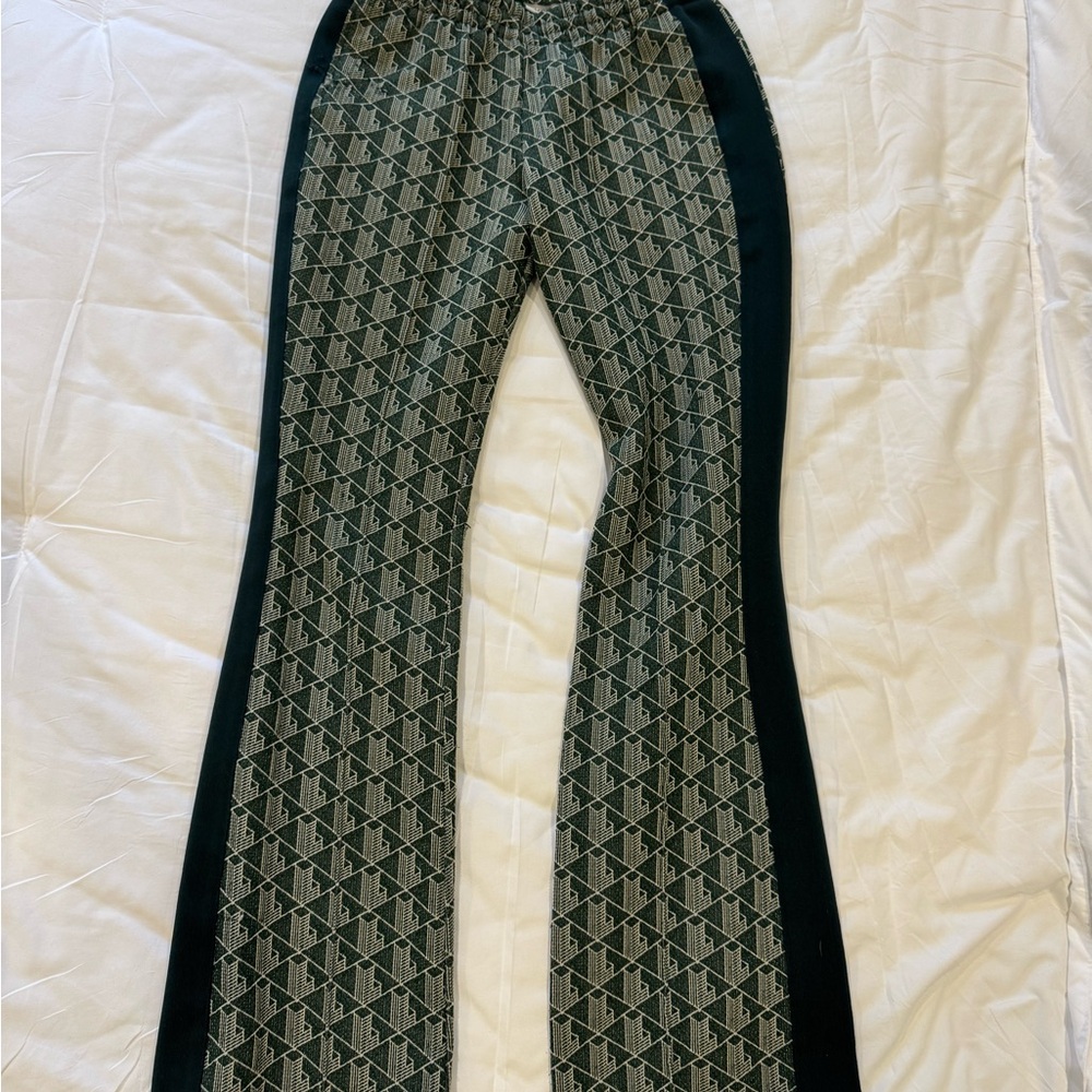 Lacoste Green Patterned Track Pants